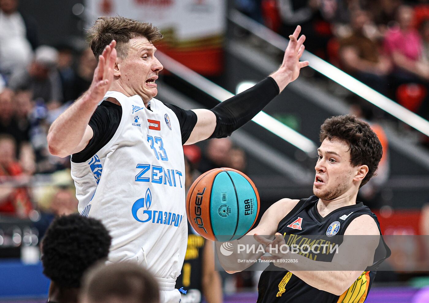 Баскетбол. Единая лига ВТБ. Локомотив-Кубань (Краснодар) - Зенит (Санкт-Петербург)