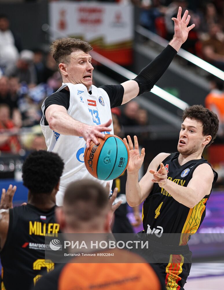 Баскетбол. Единая лига ВТБ. Локомотив-Кубань (Краснодар) - Зенит (Санкт-Петербург)