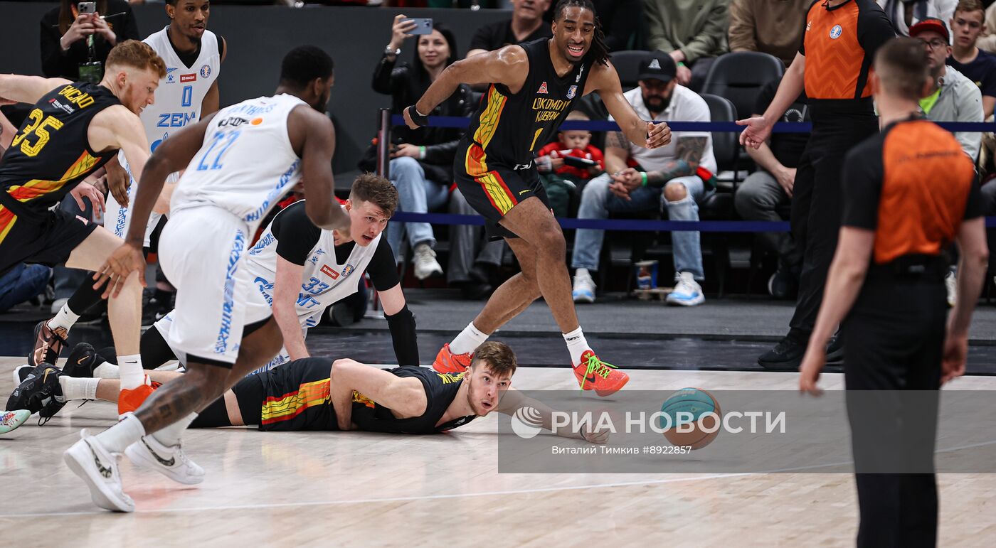 Баскетбол. Единая лига ВТБ. Локомотив-Кубань (Краснодар) - Зенит (Санкт-Петербург)