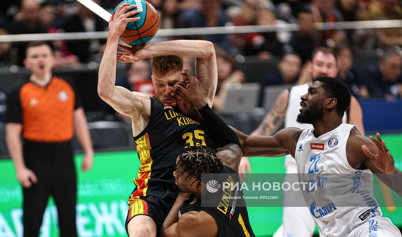 Баскетбол. Единая лига ВТБ. Локомотив-Кубань (Краснодар) - Зенит (Санкт-Петербург)