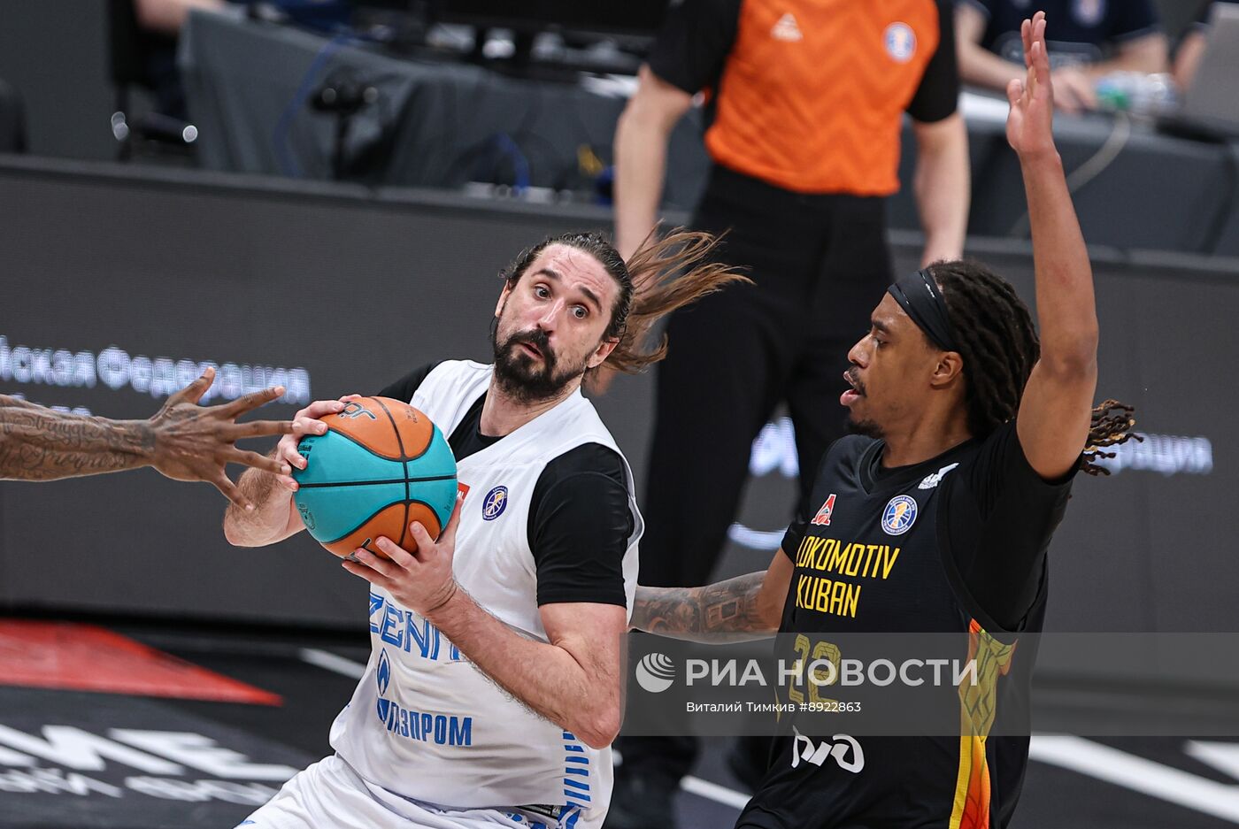 Баскетбол. Единая лига ВТБ. Локомотив-Кубань (Краснодар) - Зенит (Санкт-Петербург)
