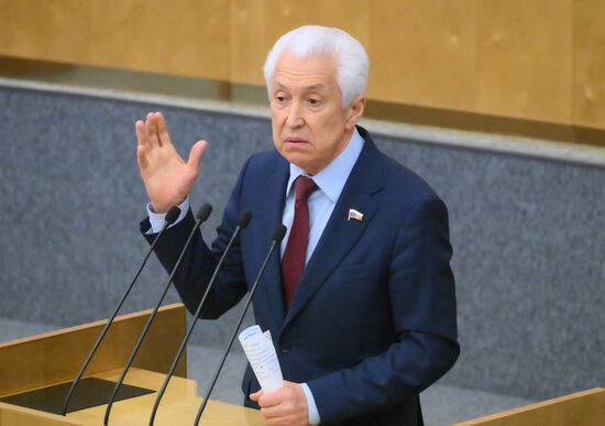 Пленарное заседание Госдумы РФ 