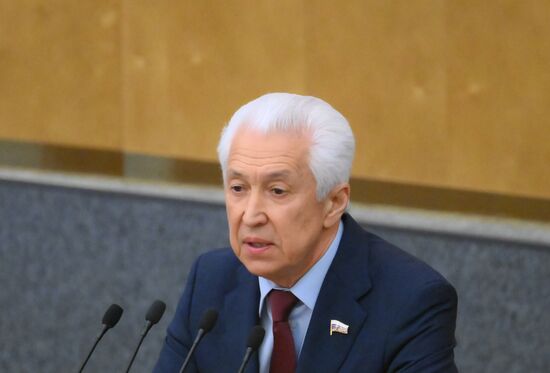 Пленарное заседание Госдумы РФ 