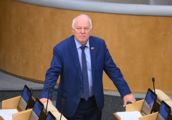 Пленарное заседание Госдумы РФ 