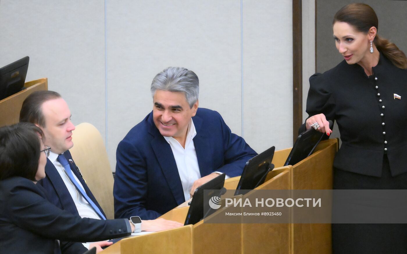 Пленарное заседание Госдумы РФ 