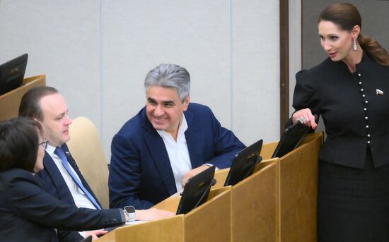 Пленарное заседание Госдумы РФ 