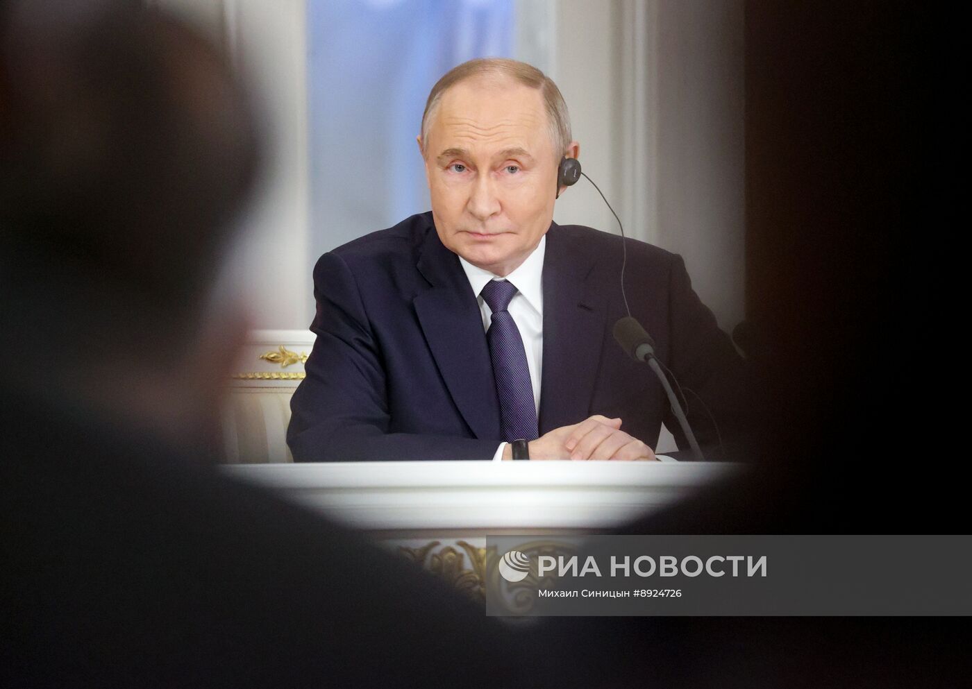 Встреча президента РФ В. Путина и премьер-министра Малайзии А. Ибрагима 