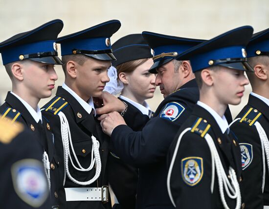 Церемония приведения к клятвам учащихся ФСО России