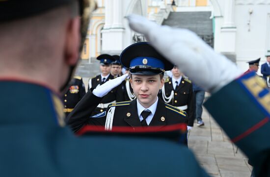 Церемония приведения к клятвам учащихся ФСО России