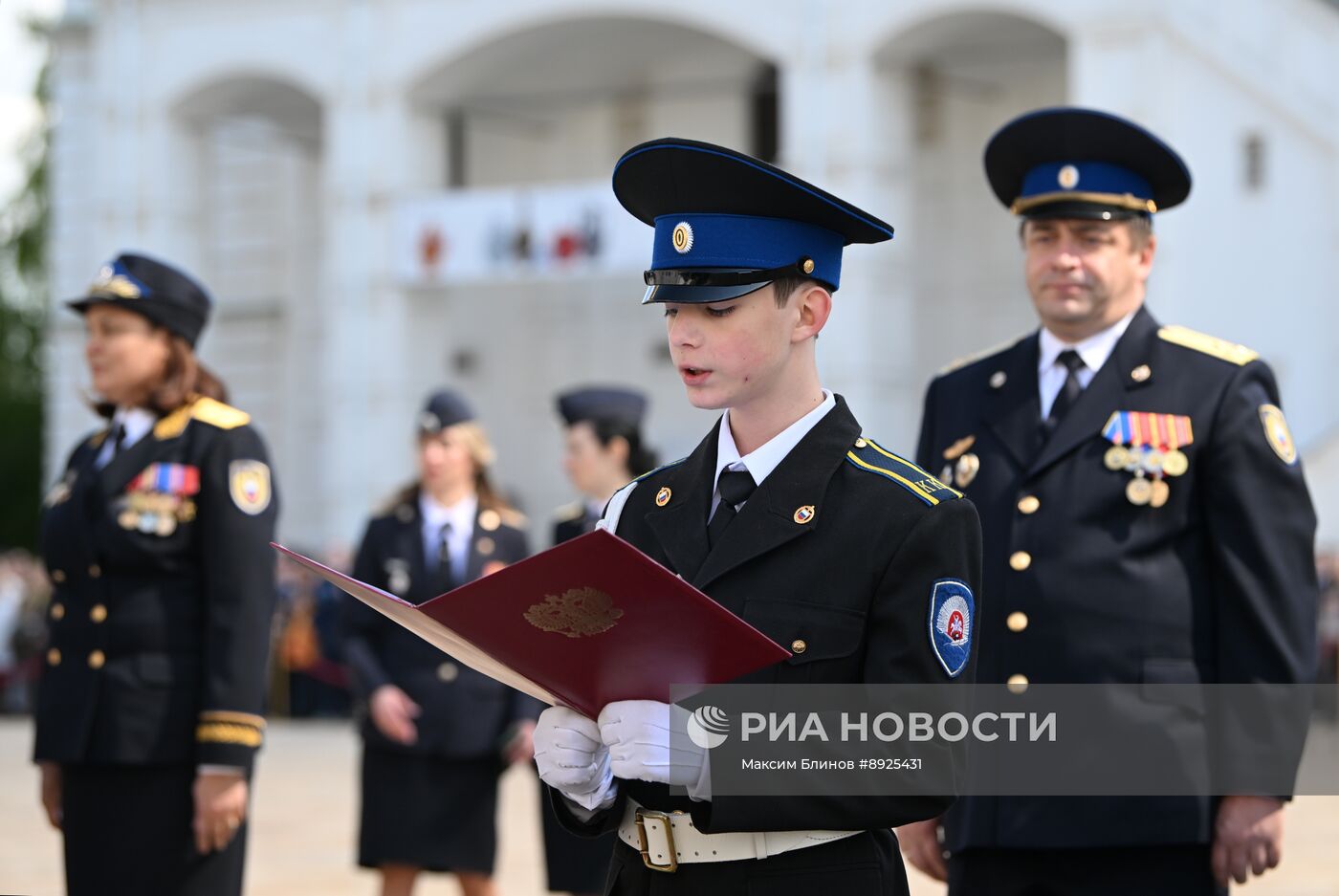 Церемония приведения к клятвам учащихся ФСО России