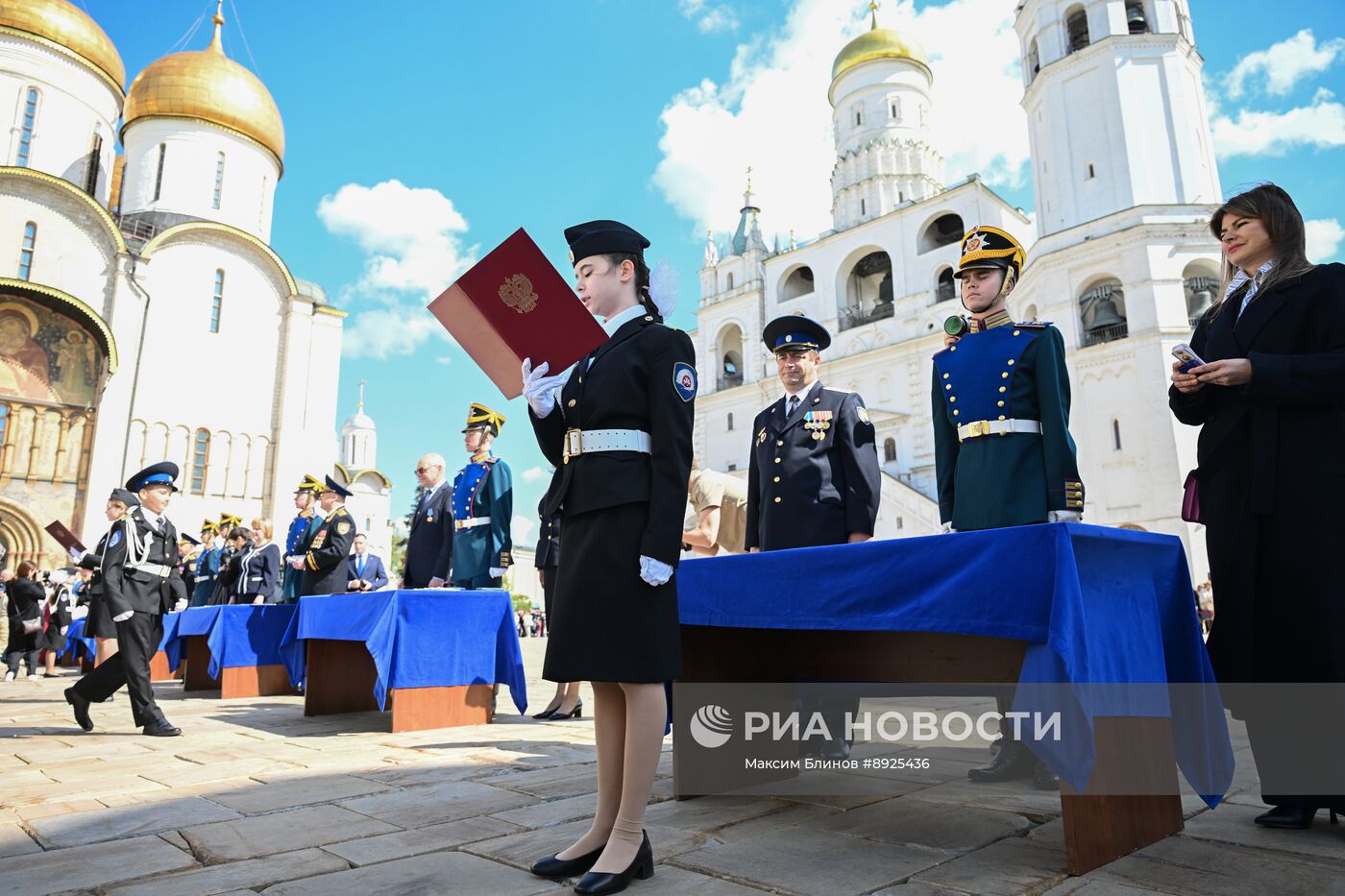 Церемония приведения к клятвам учащихся ФСО России