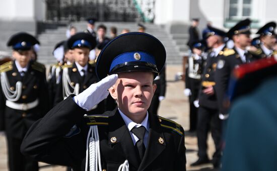 Церемония приведения к клятвам учащихся ФСО России