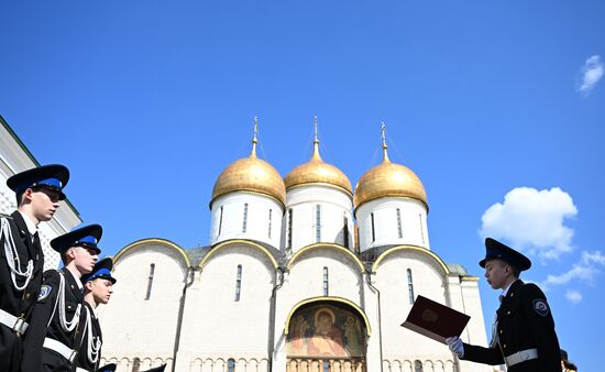 Церемония приведения к клятвам учащихся ФСО России