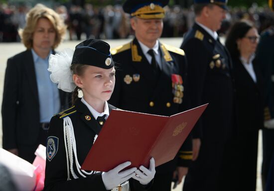 Церемония приведения к клятвам учащихся ФСО России