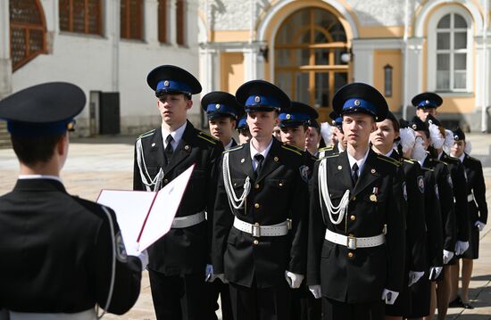 Церемония приведения к клятвам учащихся ФСО России