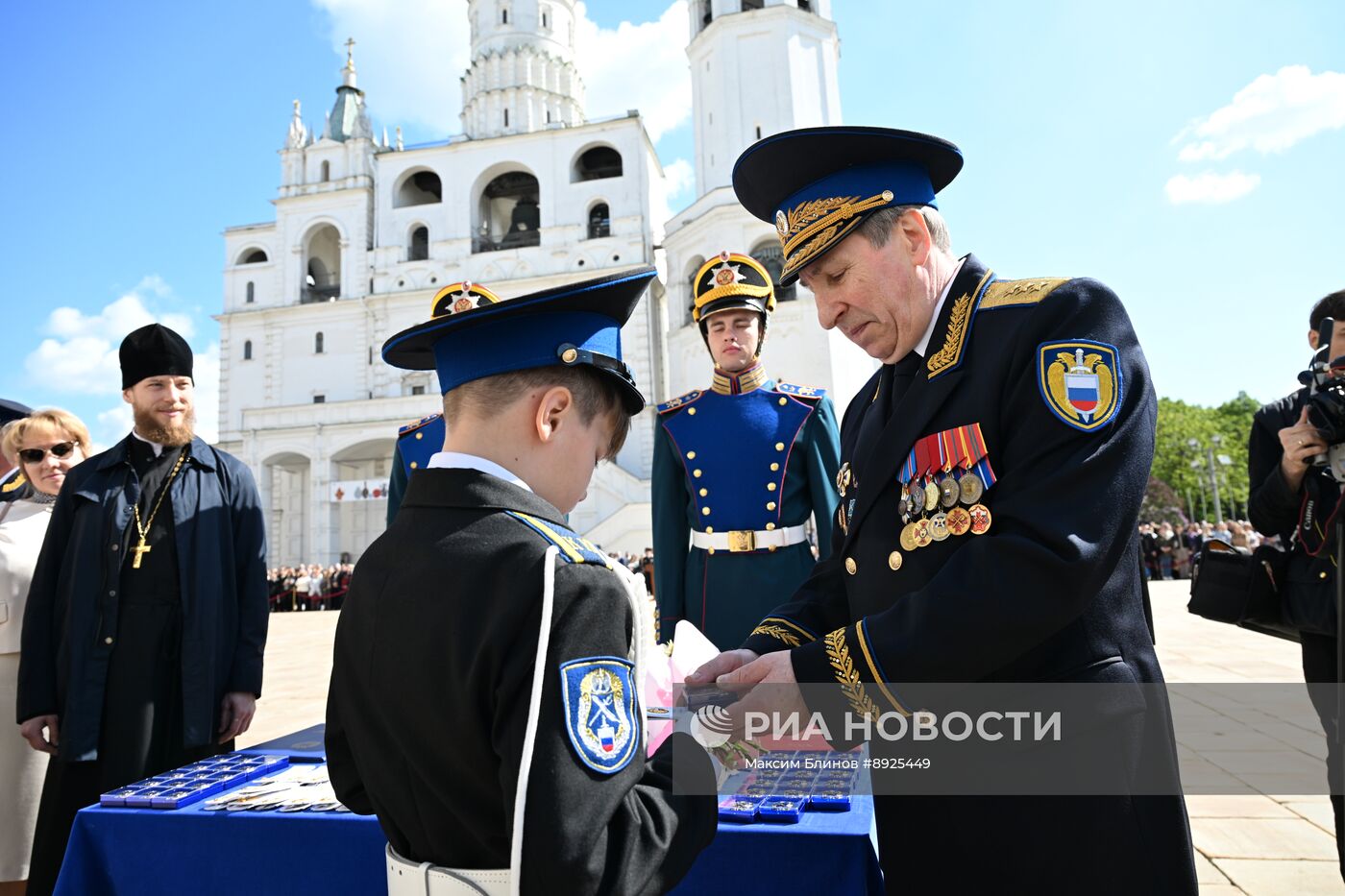Церемония приведения к клятвам учащихся ФСО России