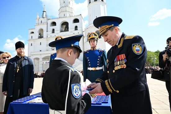 Церемония приведения к клятвам учащихся ФСО России