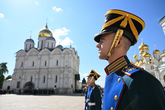 Церемония приведения к клятвам учащихся ФСО России