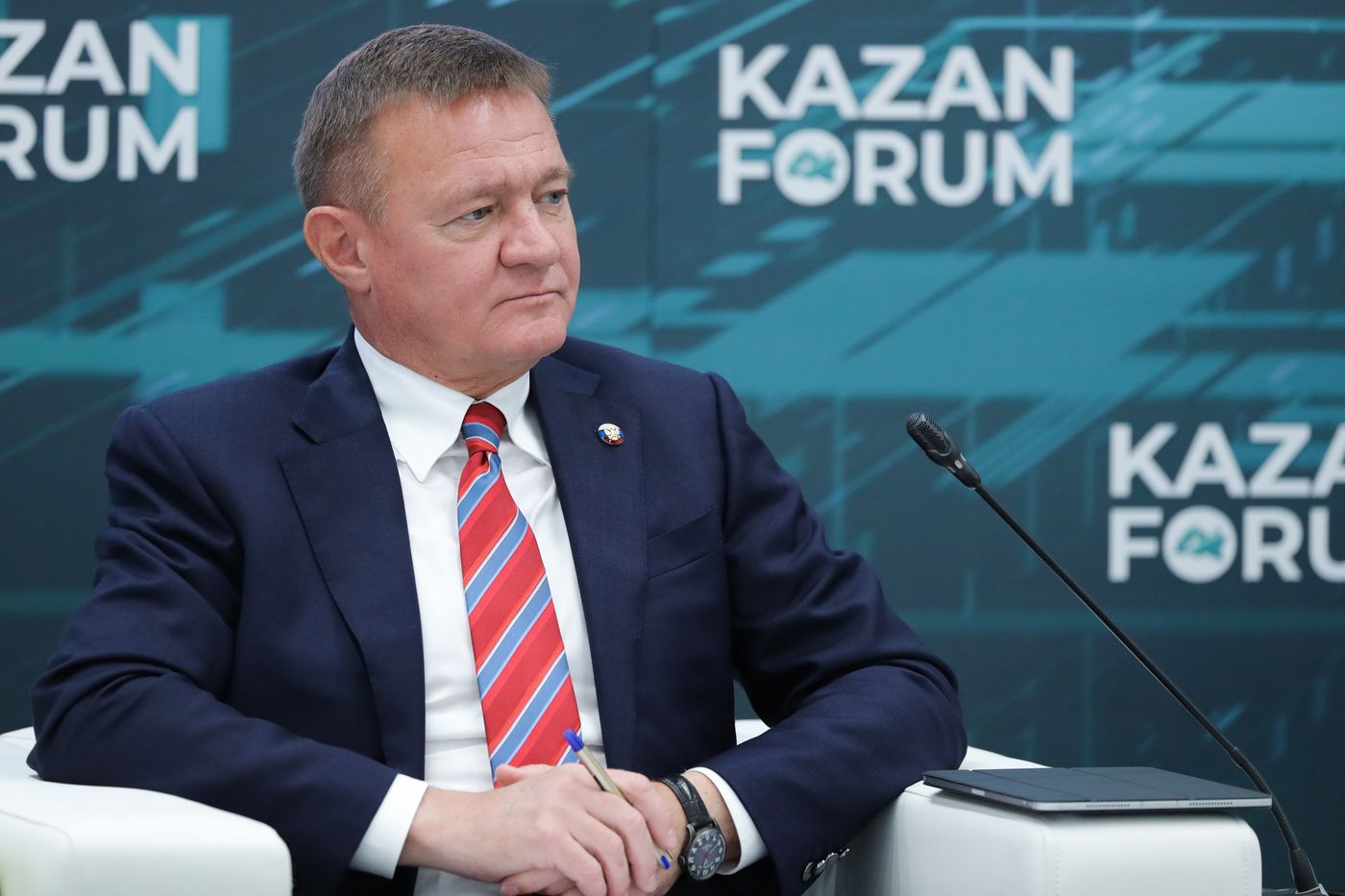 KAZANFORUM 2025. Международный транспортный коридор "Север-Юг" с участием вице-премьера В. Г. Савельева