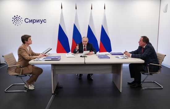 Рабочая поездка президента Владимира Путина в Сочи 