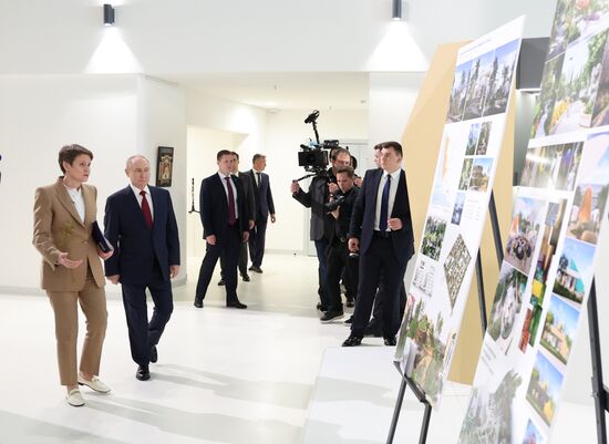 Рабочая поездка президента Владимира Путина в Сочи 