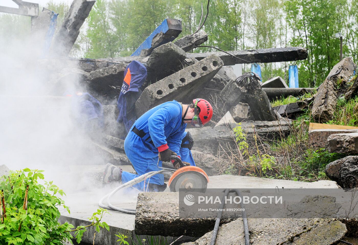 Международные учения Корпуса сил СНГ для ликвидации последствий ЧС 