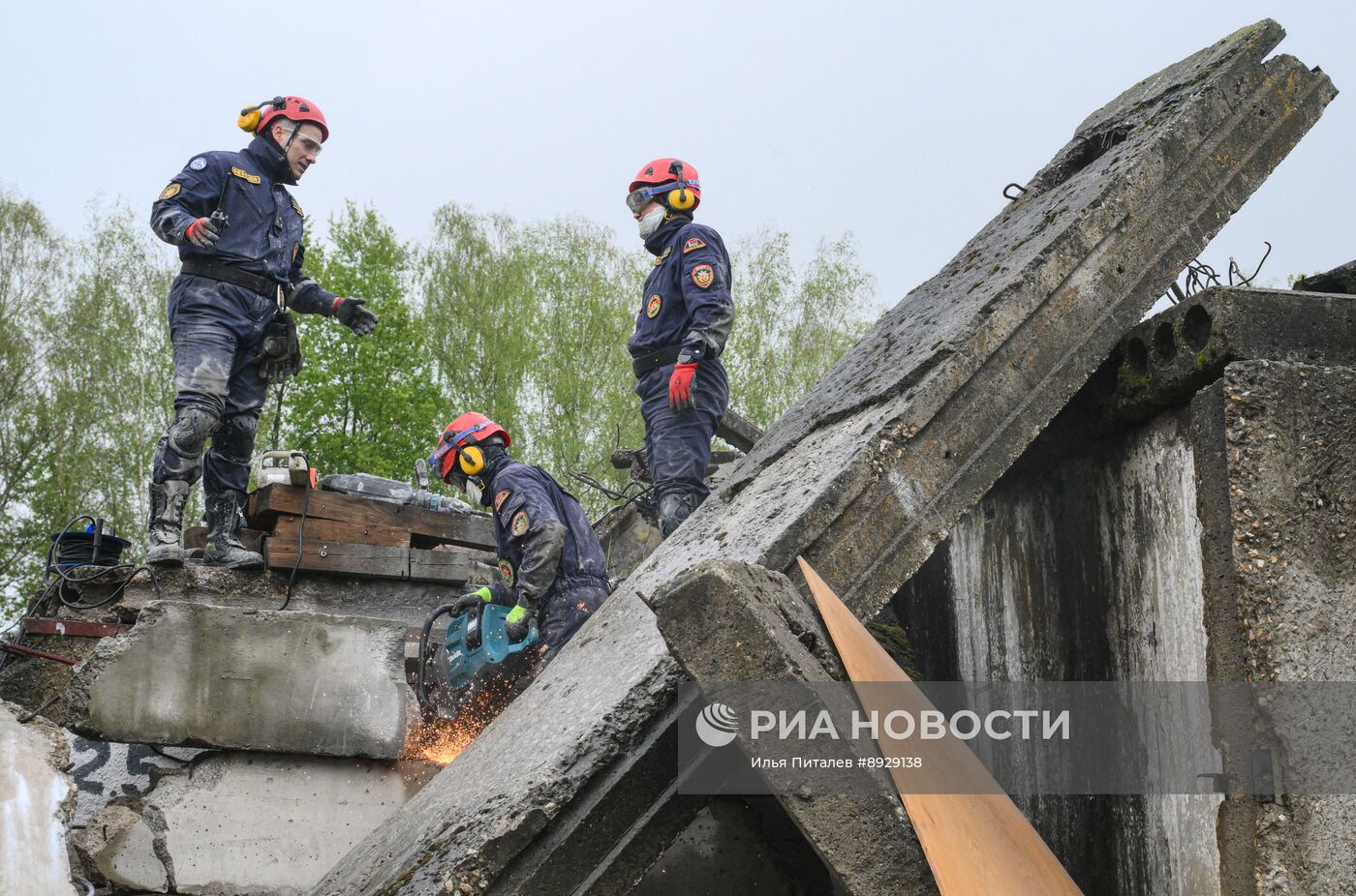 Международные учения Корпуса сил СНГ для ликвидации последствий ЧС