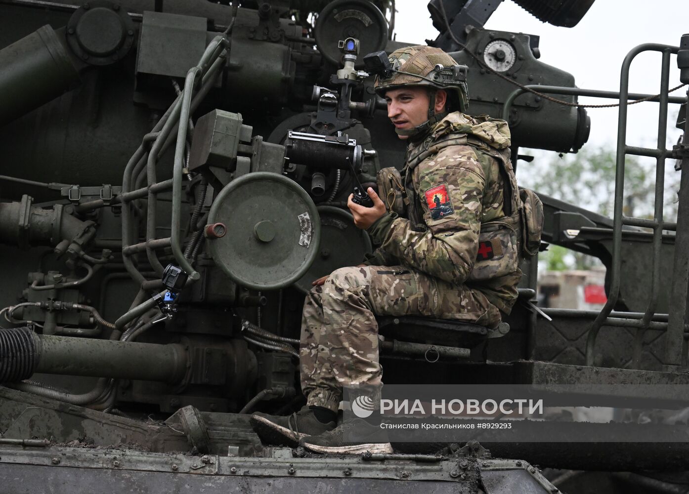 Боевая работа расчета САУ 2С7М "Малка" группировки войск "Центр" на Красноармейском направлении СВО