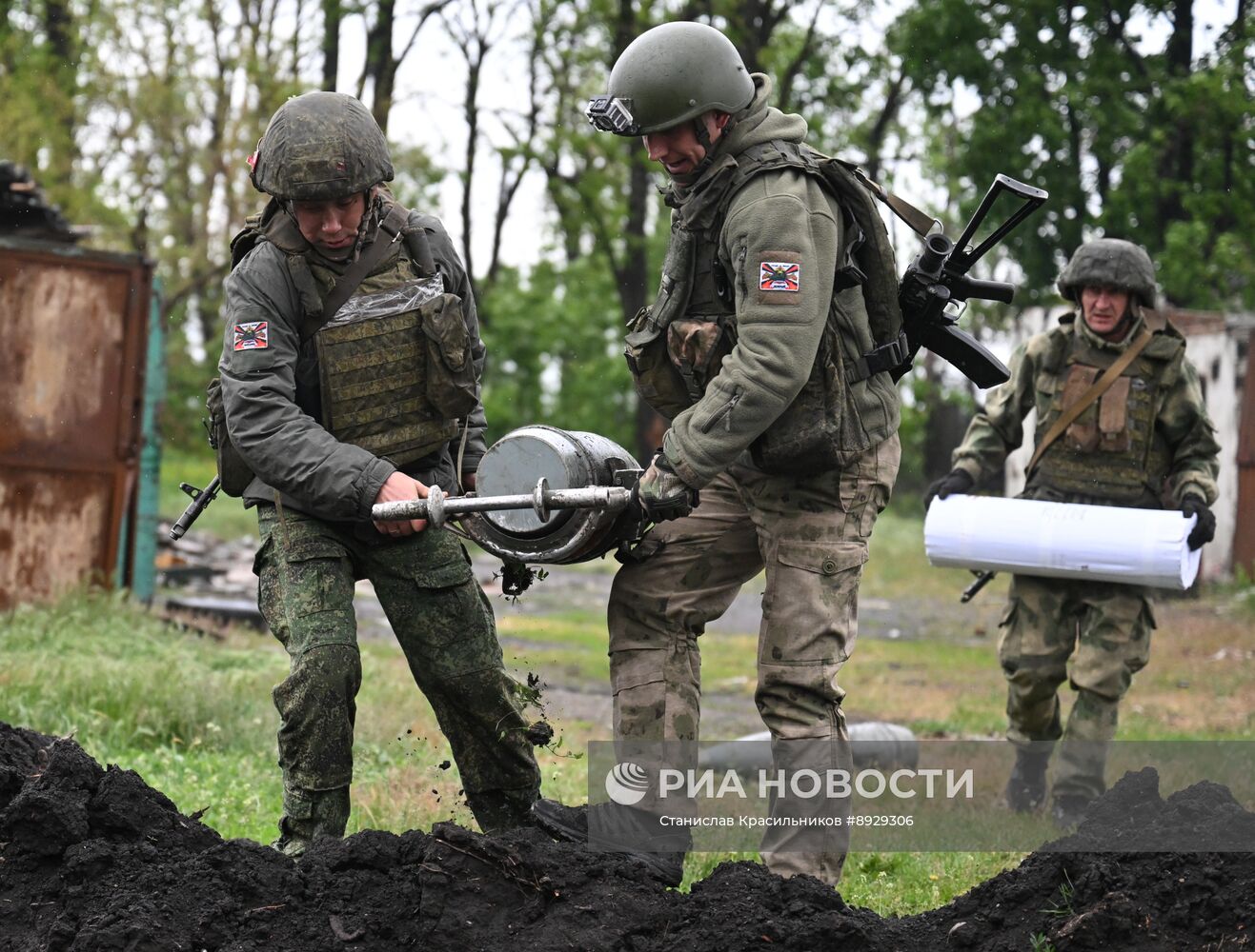 Боевая работа расчета САУ 2С7М "Малка" группировки войск "Центр" на Красноармейском направлении СВО