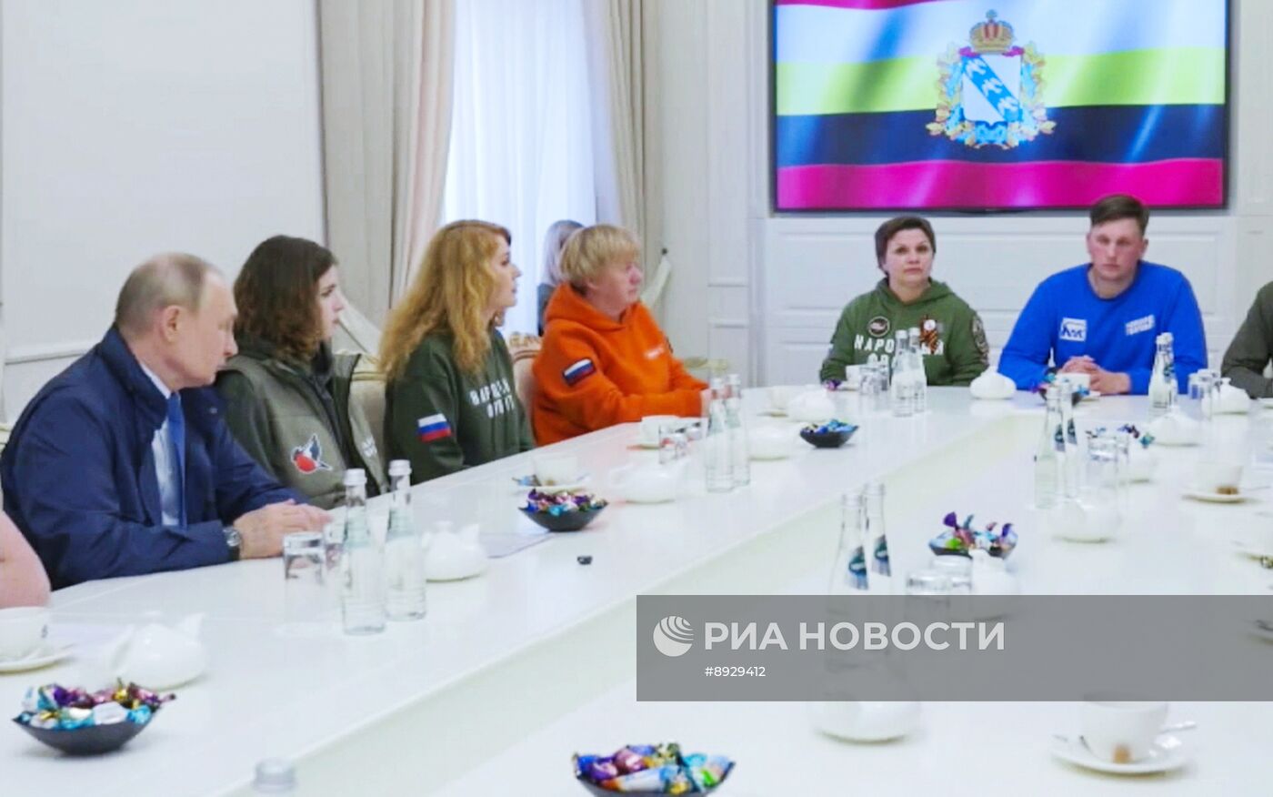 Президент Владимир Путин посетил Курскую область