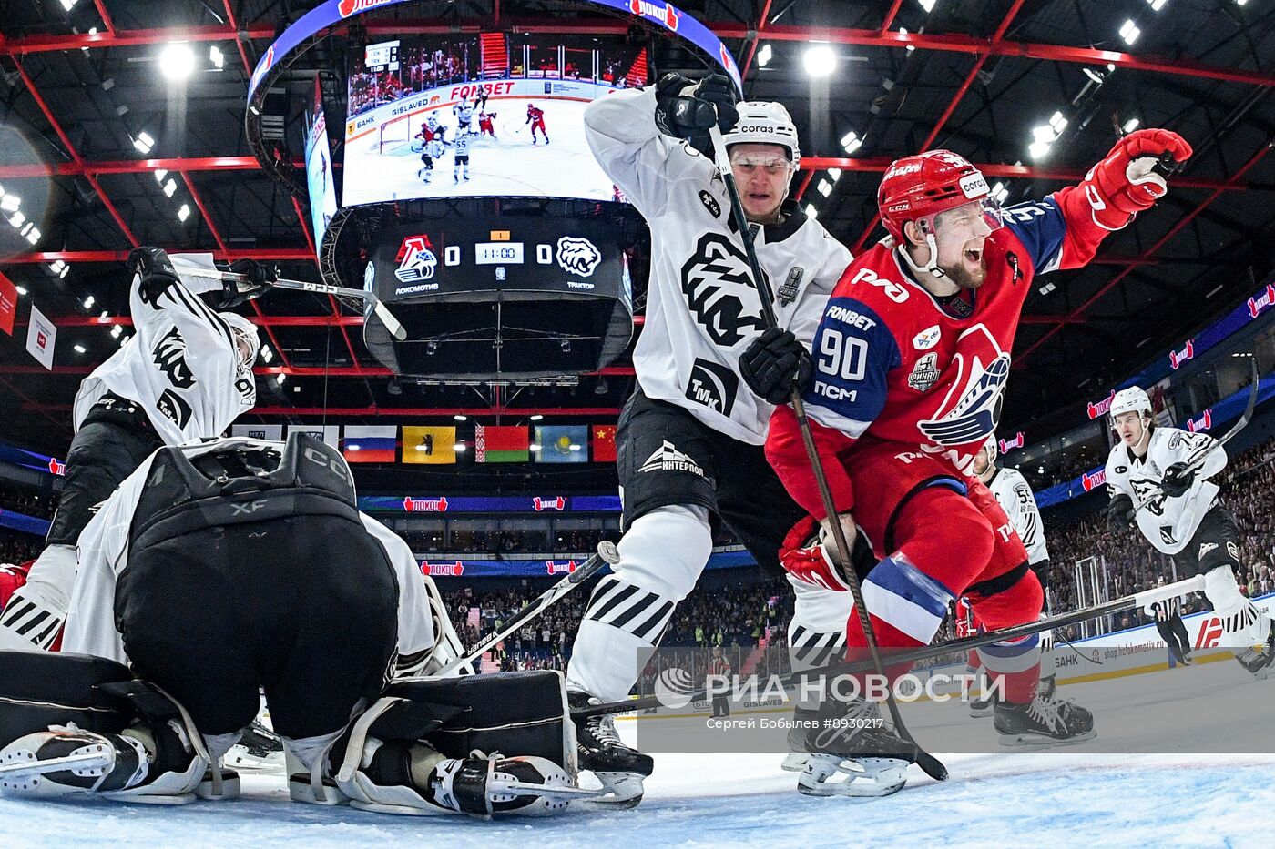 Хоккей. КХЛ. "Локомотив" (Ярославль) - "Трактор" (Челябинск)