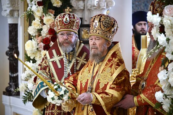 Празднование Дня крещения святого князя Владимира с его дружиной в Херсонесе