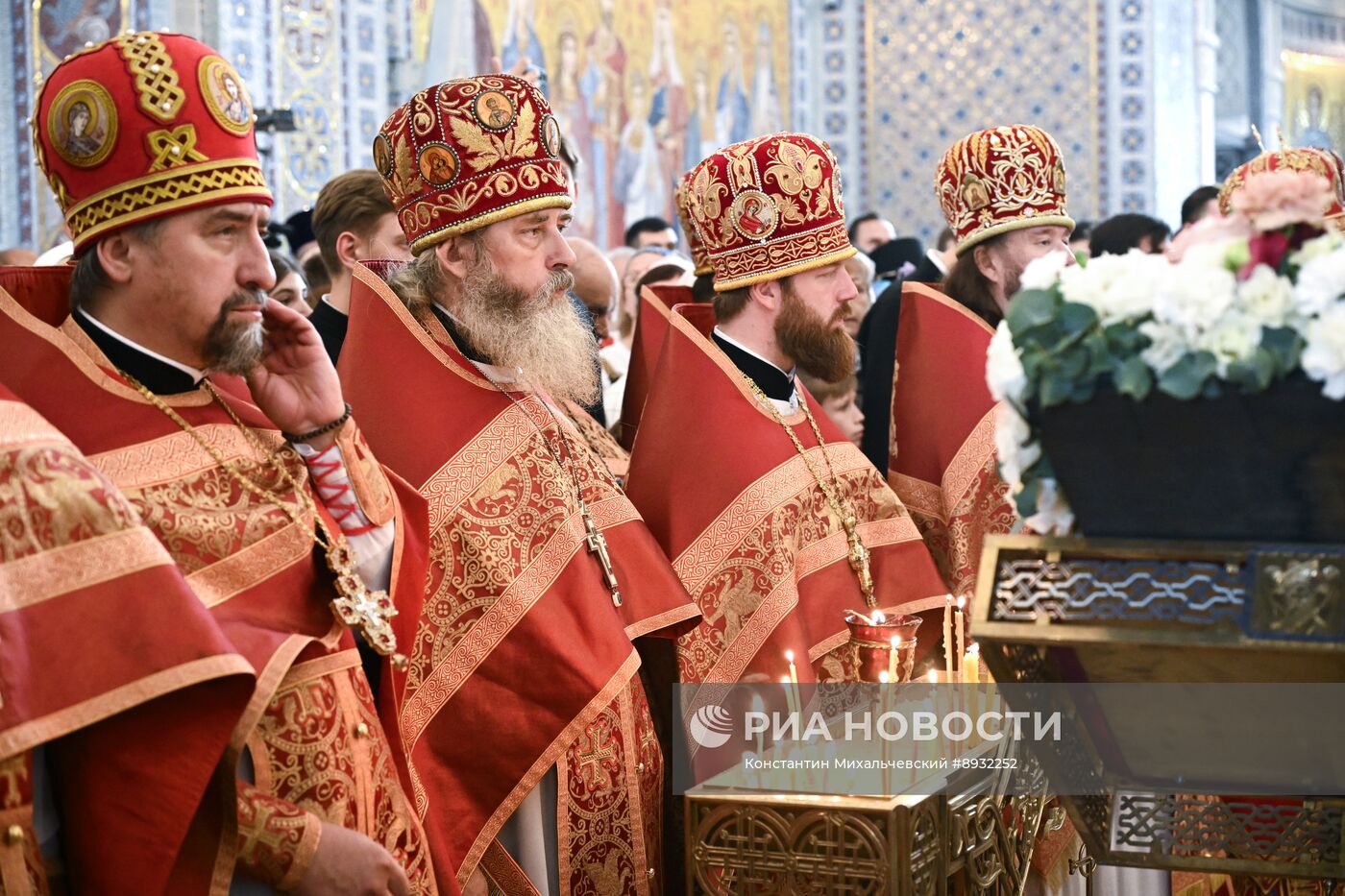 Празднование Дня крещения святого князя Владимира с его дружиной в Херсонесе