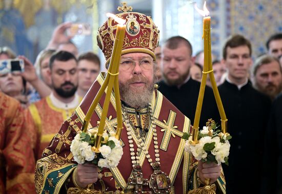 Празднование Дня крещения святого князя Владимира с его дружиной в Херсонесе