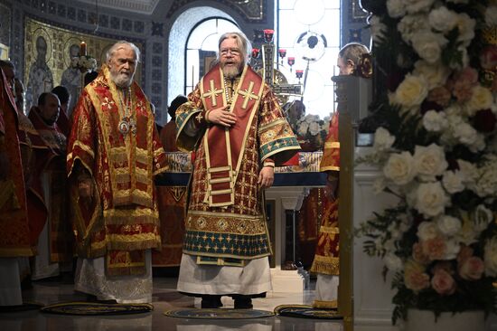 Празднование Дня крещения святого князя Владимира с его дружиной в Херсонесе