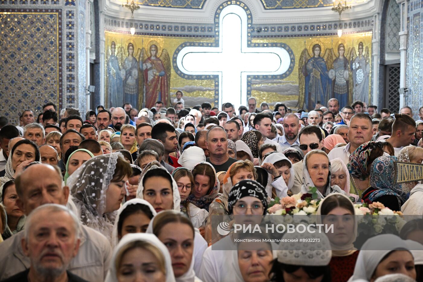 Празднование Дня крещения святого князя Владимира с его дружиной в Херсонесе