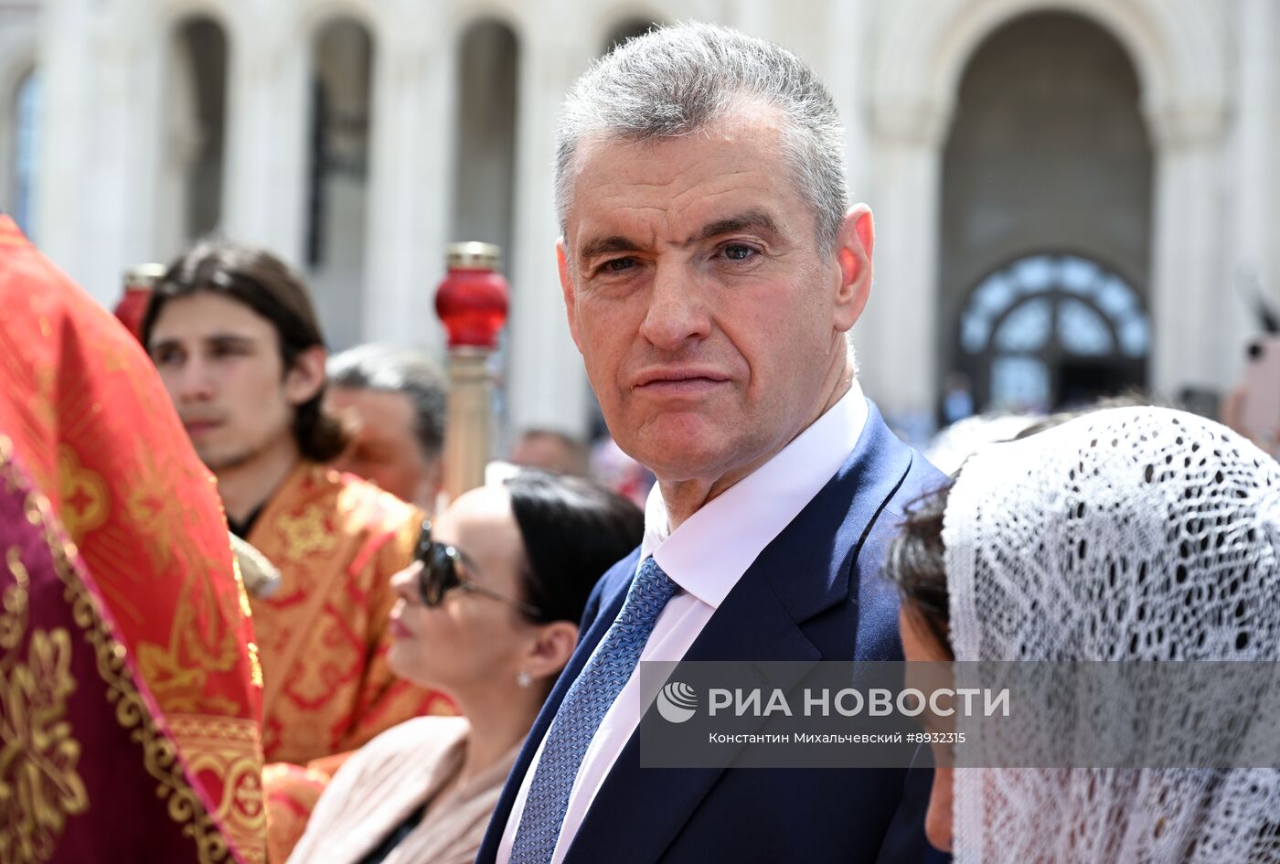 Празднование Дня крещения святого князя Владимира с его дружиной в Херсонесе