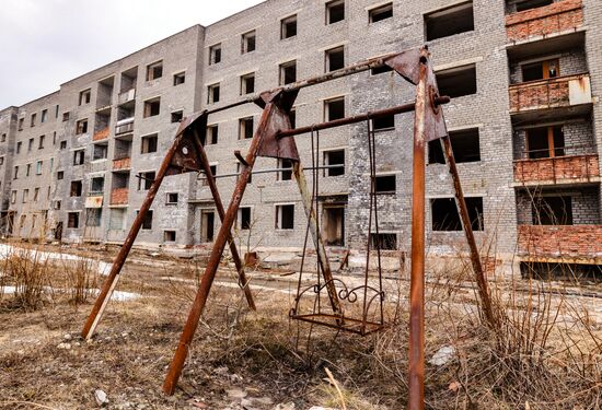 Заброшенный поселок Гранитный в Мурманской области