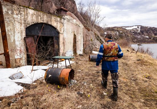 Заброшенный поселок Гранитный в Мурманской области