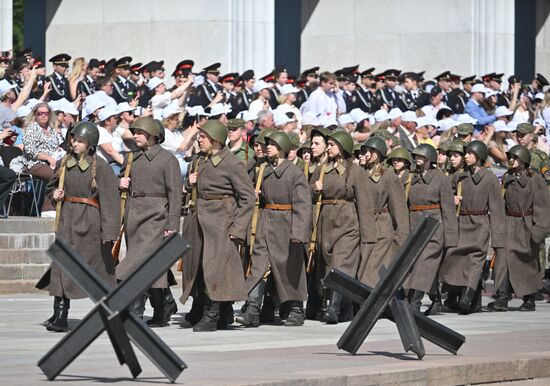 Парад кадетского движения Москвы