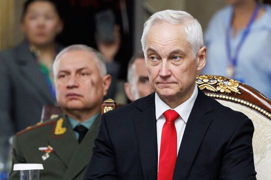 Рабочий визит министра обороны РФ А. Белоусова в Киргизию 