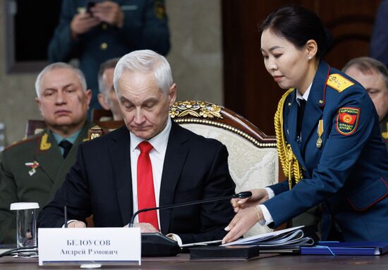 Рабочий визит министра обороны РФ А. Белоусова в Киргизию 