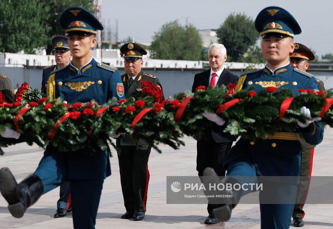 Рабочий визит министра обороны РФ А. Белоусова в Киргизию 