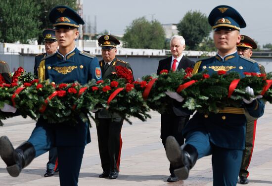 Рабочий визит министра обороны РФ А. Белоусова в Киргизию 