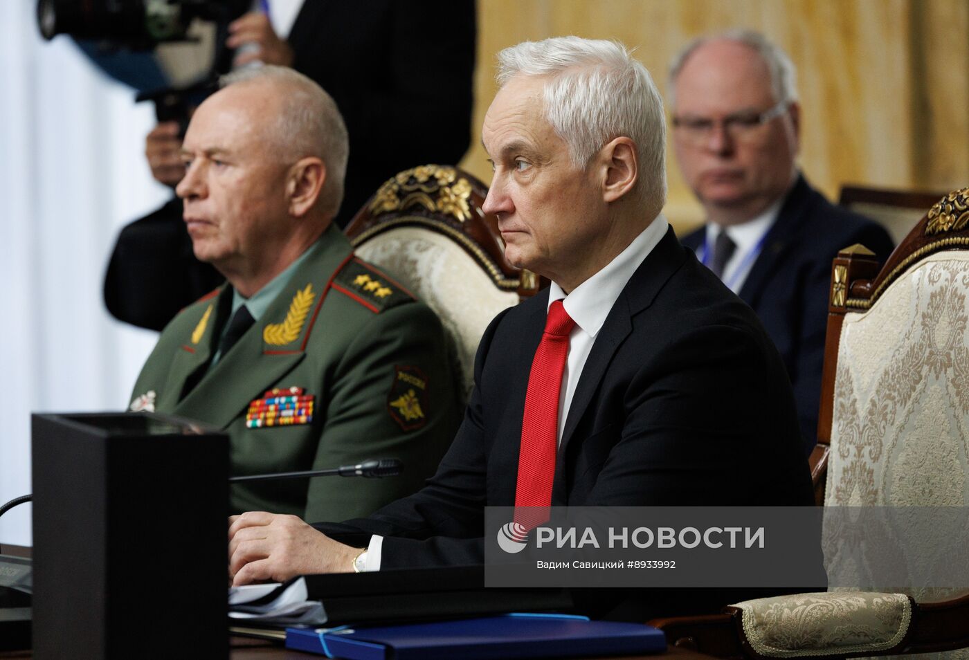 Рабочий визит министра обороны РФ А. Белоусова в Киргизию 