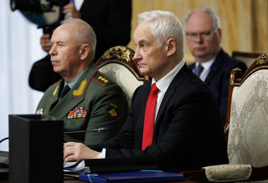 Рабочий визит министра обороны РФ А. Белоусова в Киргизию 