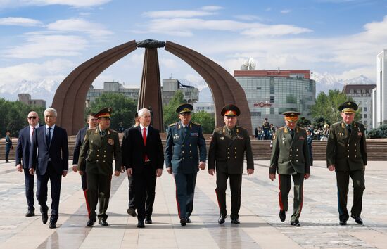 Рабочий визит министра обороны РФ А. Белоусова в Киргизию 