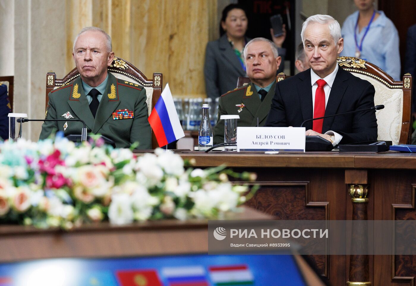 Рабочий визит министра обороны РФ А. Белоусова в Киргизию 