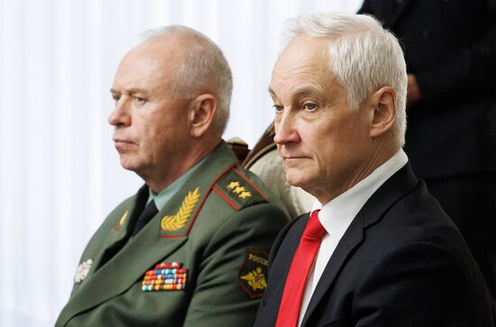 Рабочий визит министра обороны РФ А. Белоусова в Киргизию 