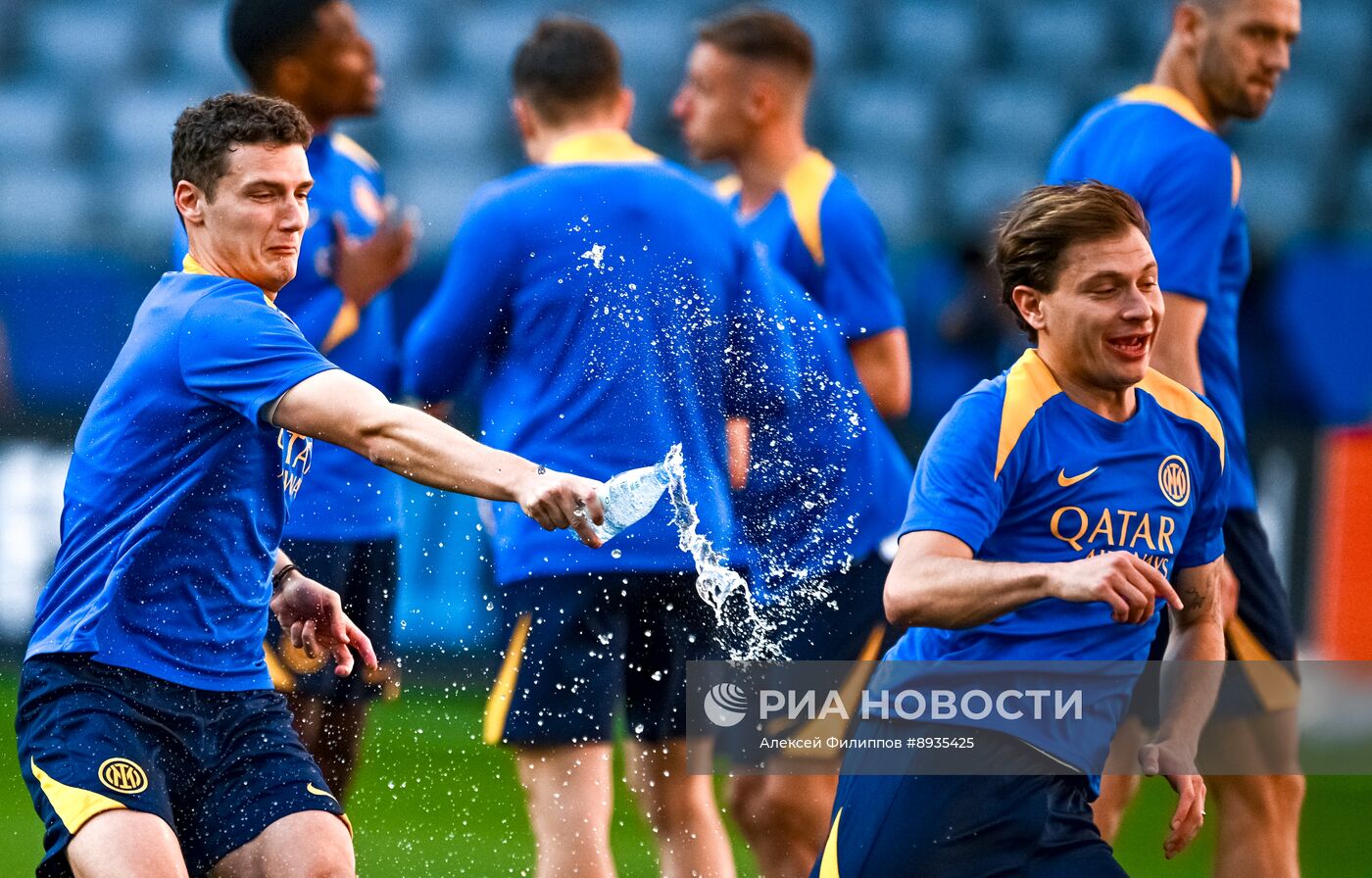 Финал Лиги Чемпионов УЕФА 2025. Тренировка команды "Интер" (Милан, Италия)